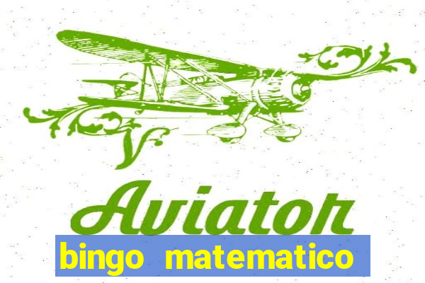 bingo matematico para ensino medio